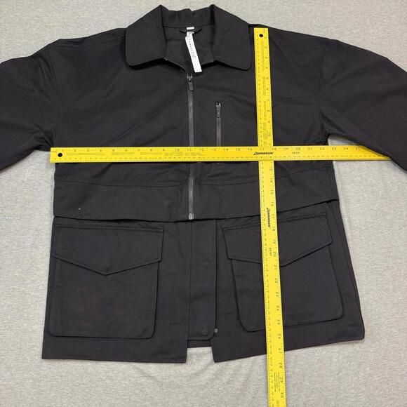 Lululemon Glyde 2-in-1 Adaptable Jacket Womens Medium Black Cargo Utility 2023 - Picture 5 of 8